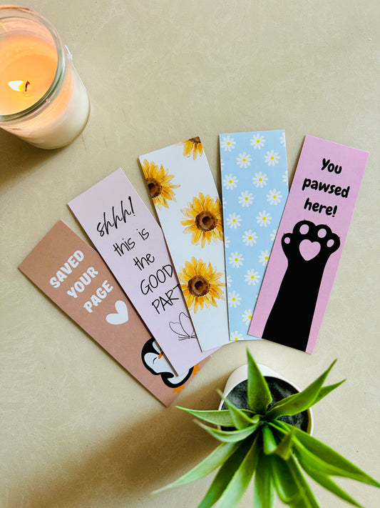 Set of 5 Bookmark