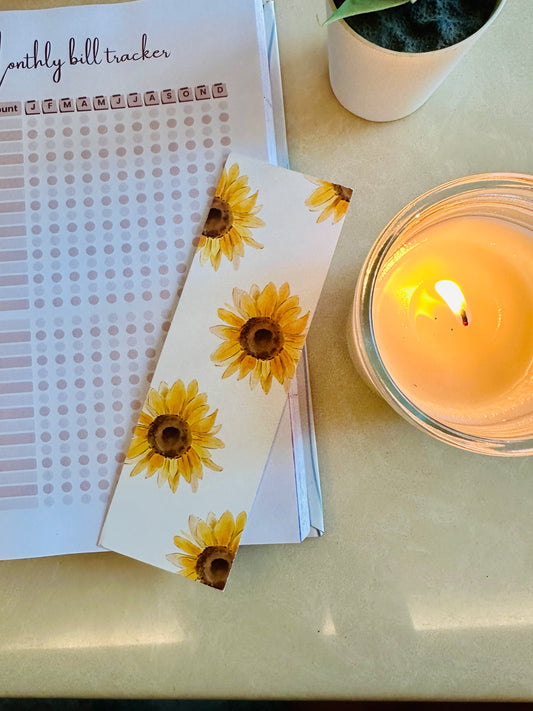 Sunflower Bookmark