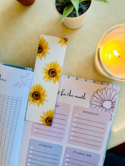 Sunflower Bookmark