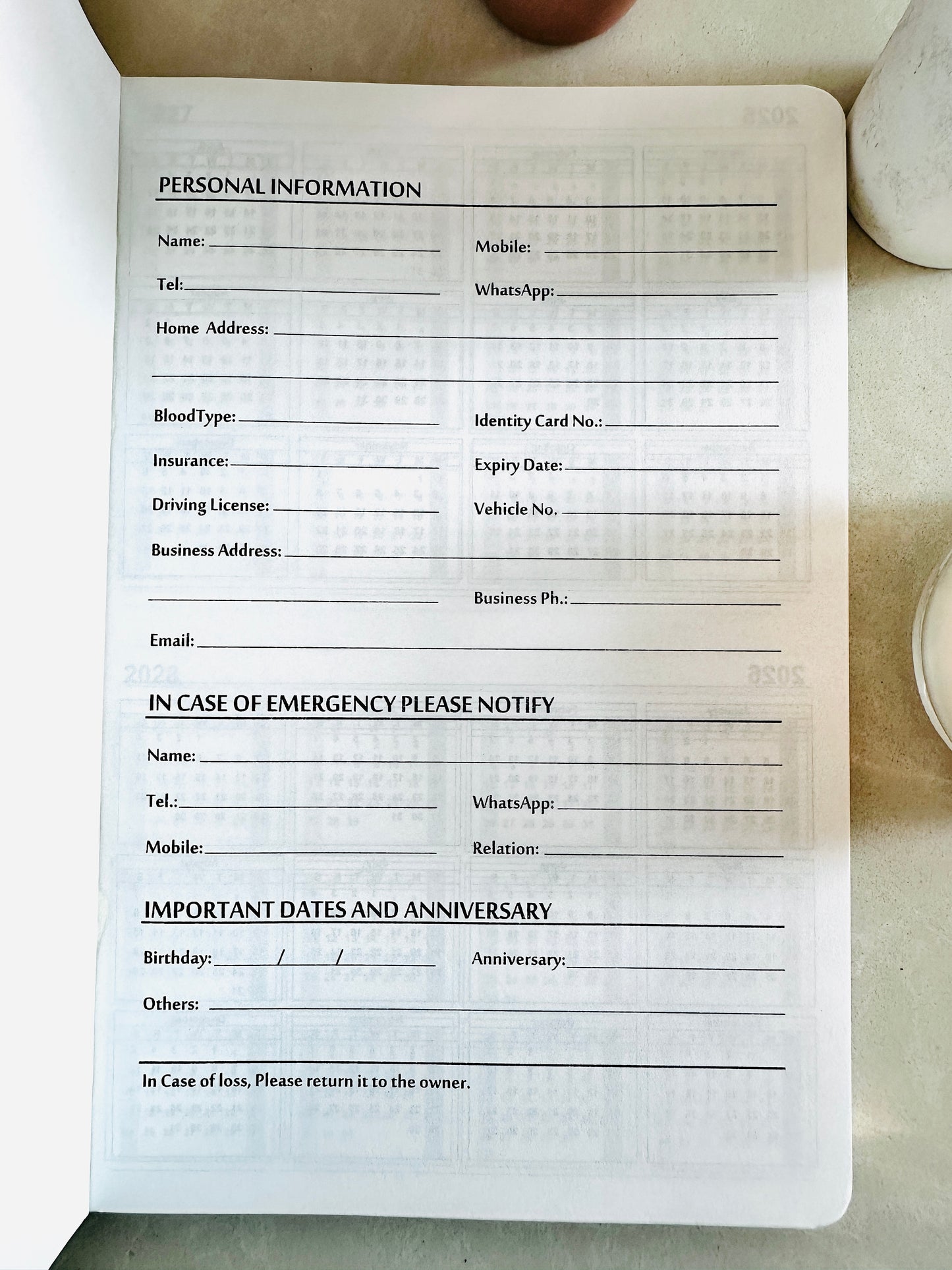 Seasons of Growth Notebook